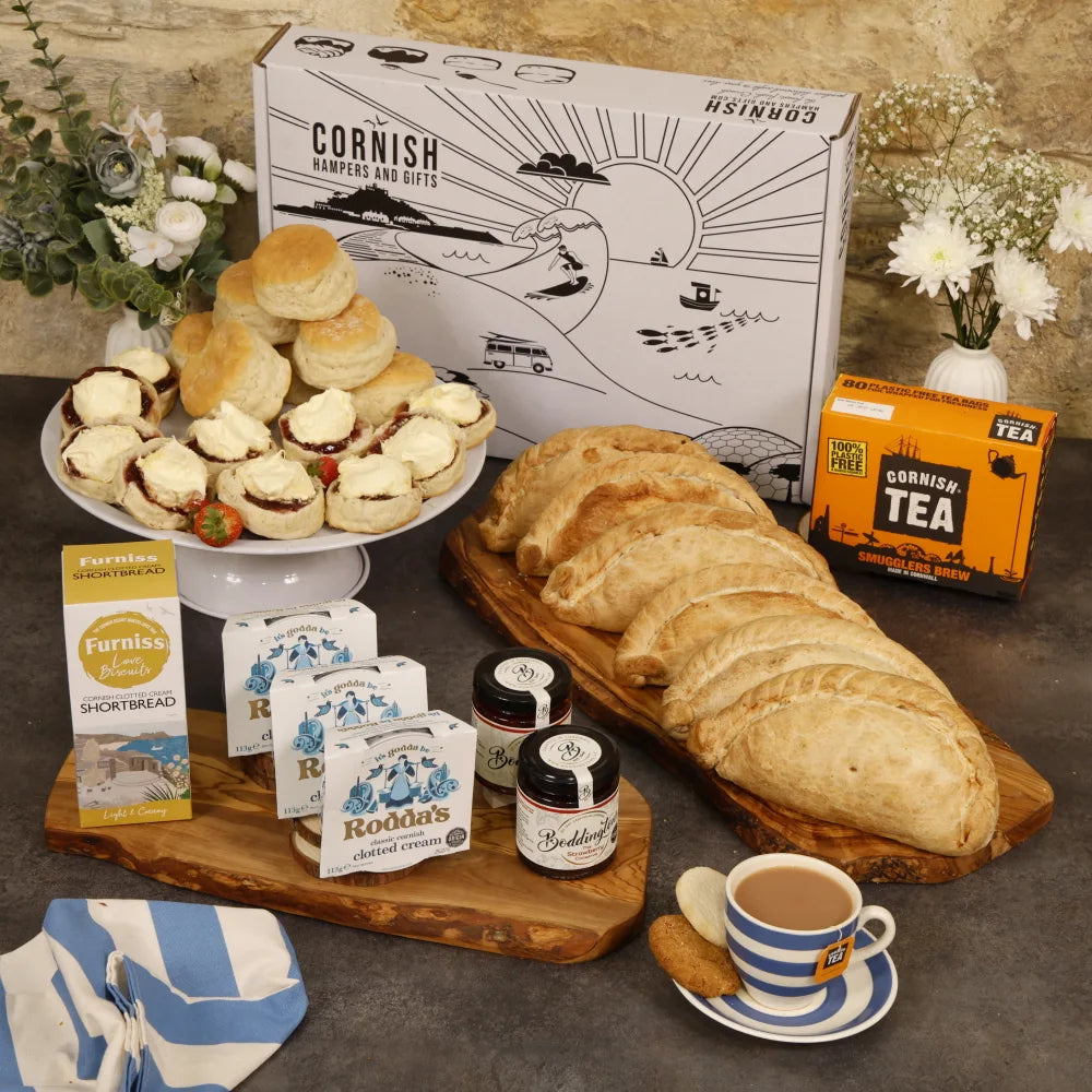 Ultimate Pasty & Cream Tea Hamper Tea Towel