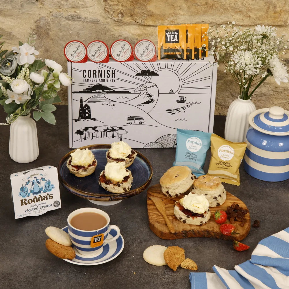 Fruit Scone Cream Tea Hamper Team Towel