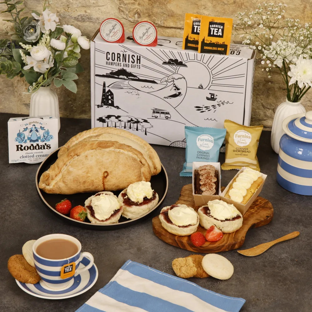 Pasty Afternoon Cream Tea for 2 tea Towel