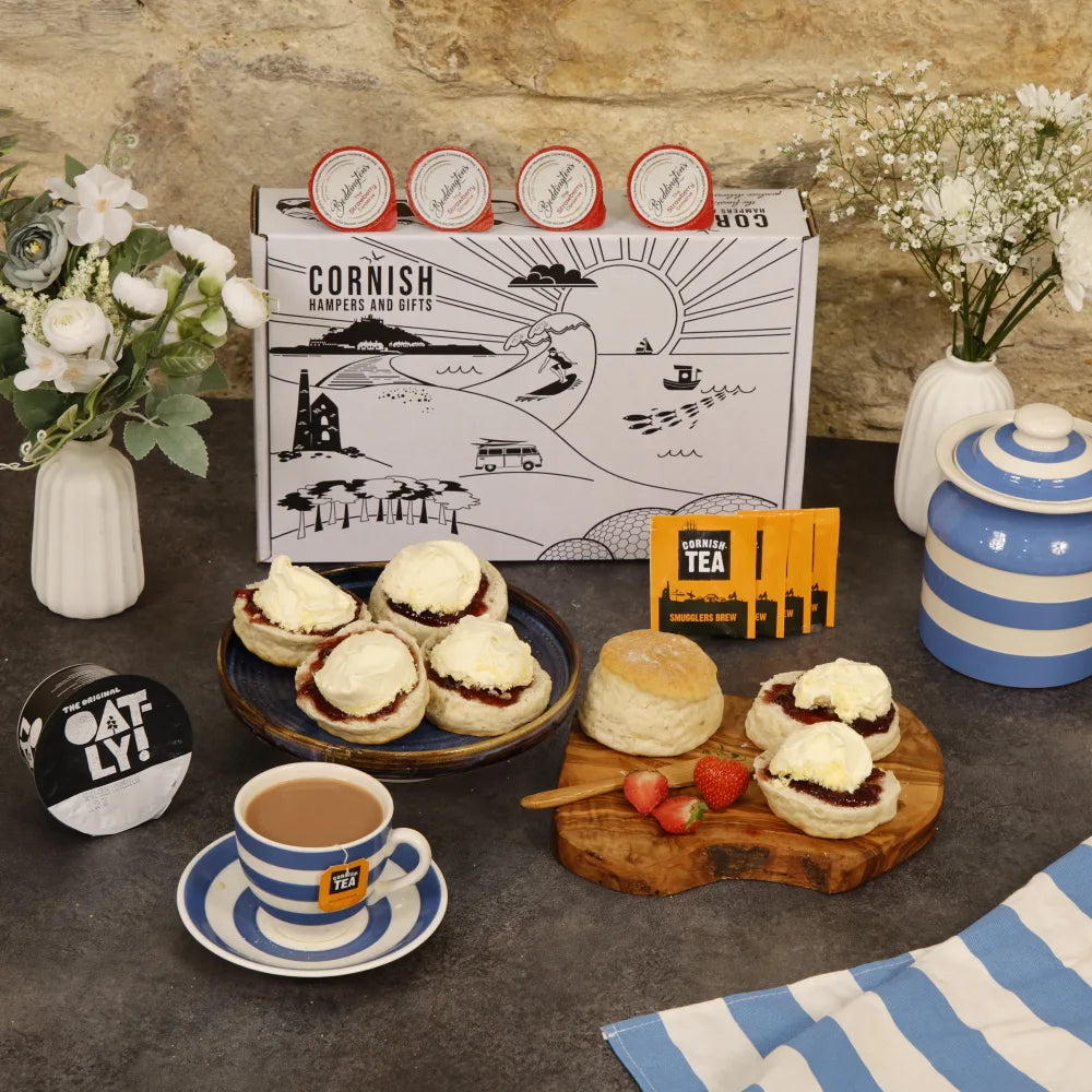 Vegan Cream Tea Hamper Tea Towel