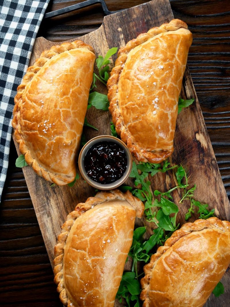 Pack of eight Cornish pasties with choice of fillings