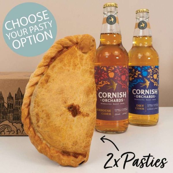 Two-person Cornish hamper with pasties and cider