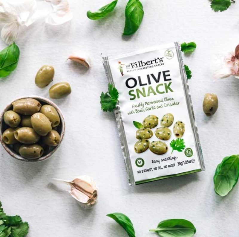 Artisan olives seasoned with Cornish flavours