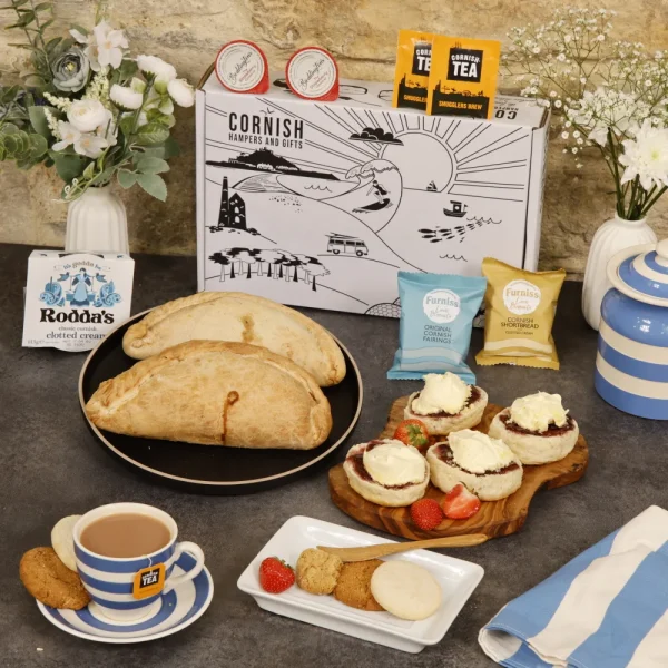 Pasty Cream Tea for 2 Tea Towel