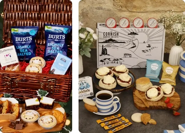 A glimpse into our Cornish kitchen and hamper preparation