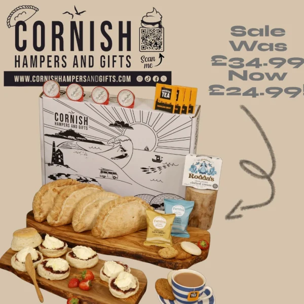 Roast Dinner Pasty Cream Tea for 4